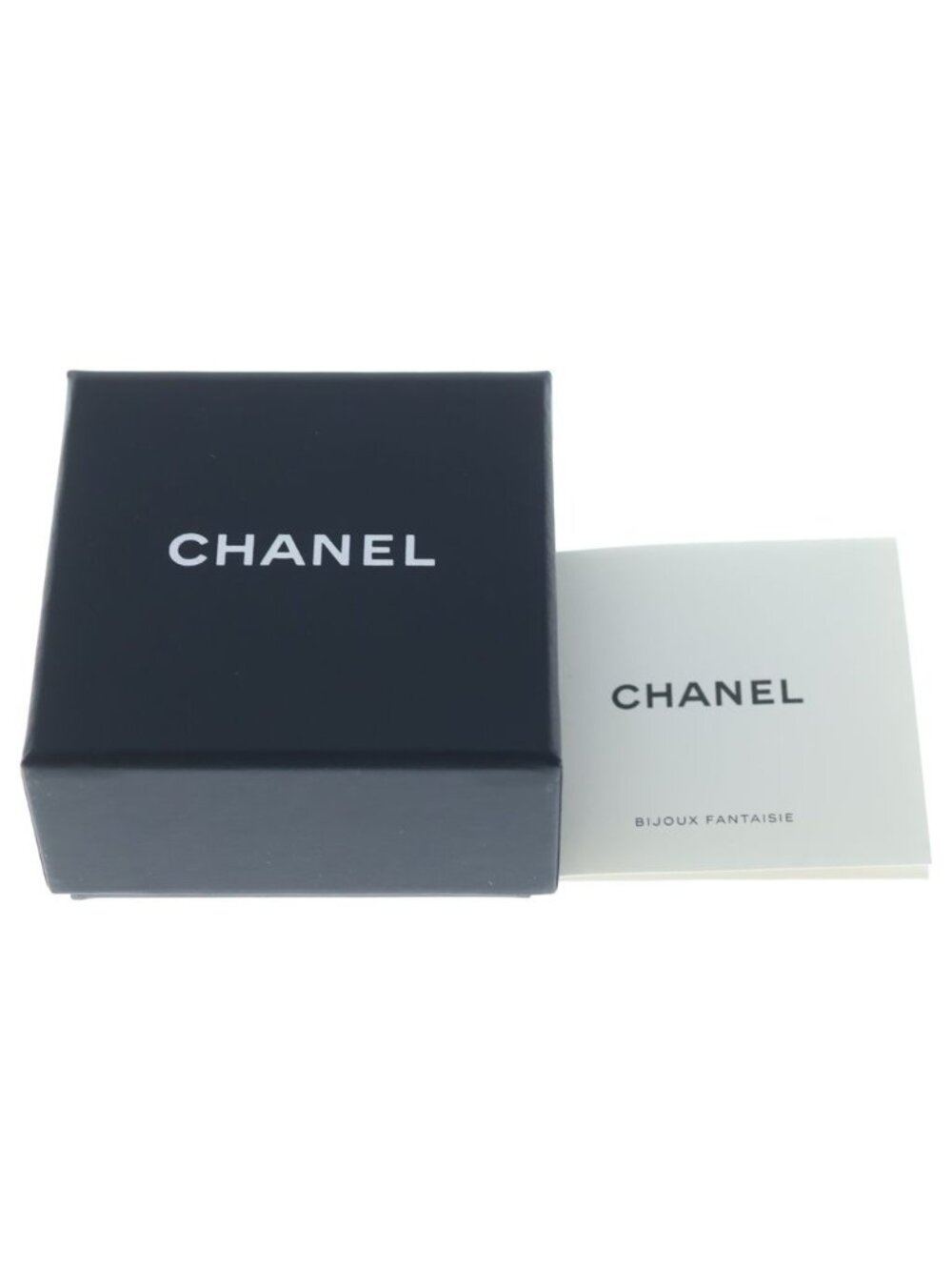 Chanel CC Logo Earrings Rhinestone Silver Gold - Picture 6 of 6